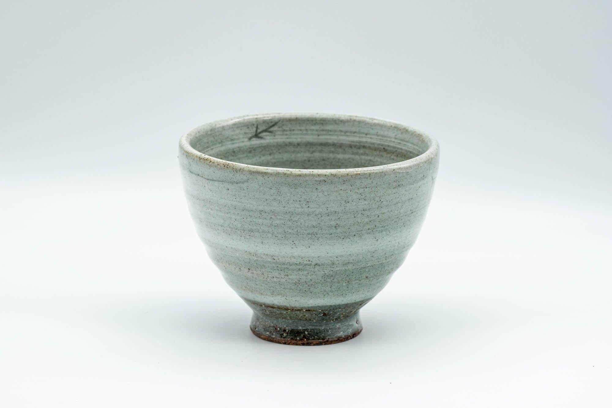Japanese Teacup - Spiral Glaze Grey and White Yunomi - 180ml - Tezumi