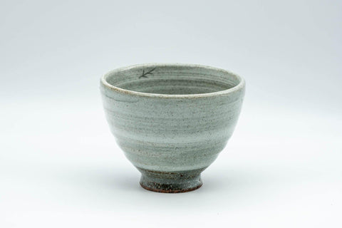 Japanese Teacup - Spiral Glaze Grey and White Yunomi - 180ml - Tezumi