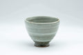 Japanese Teacup - Spiral Glaze Grey and White Yunomi - 180ml - Tezumi