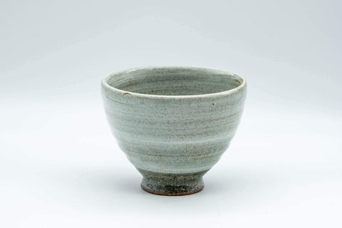 Japanese Teacup - Spiral Glaze Grey and White Yunomi - 180ml - Tezumi