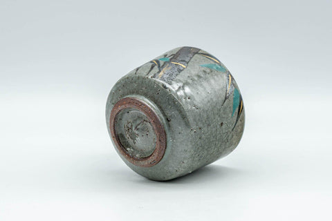 Japanese Teacup - Bamboo Grey Glazed Yunomi - 70ml - Tezumi