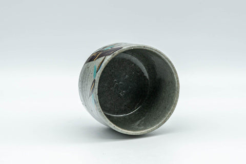 Japanese Teacup - Bamboo Grey Glazed Yunomi - 70ml - Tezumi