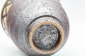 Japanese Teacup - Beige Stoneware Patterned Yunomi - 180ml - Tezumi