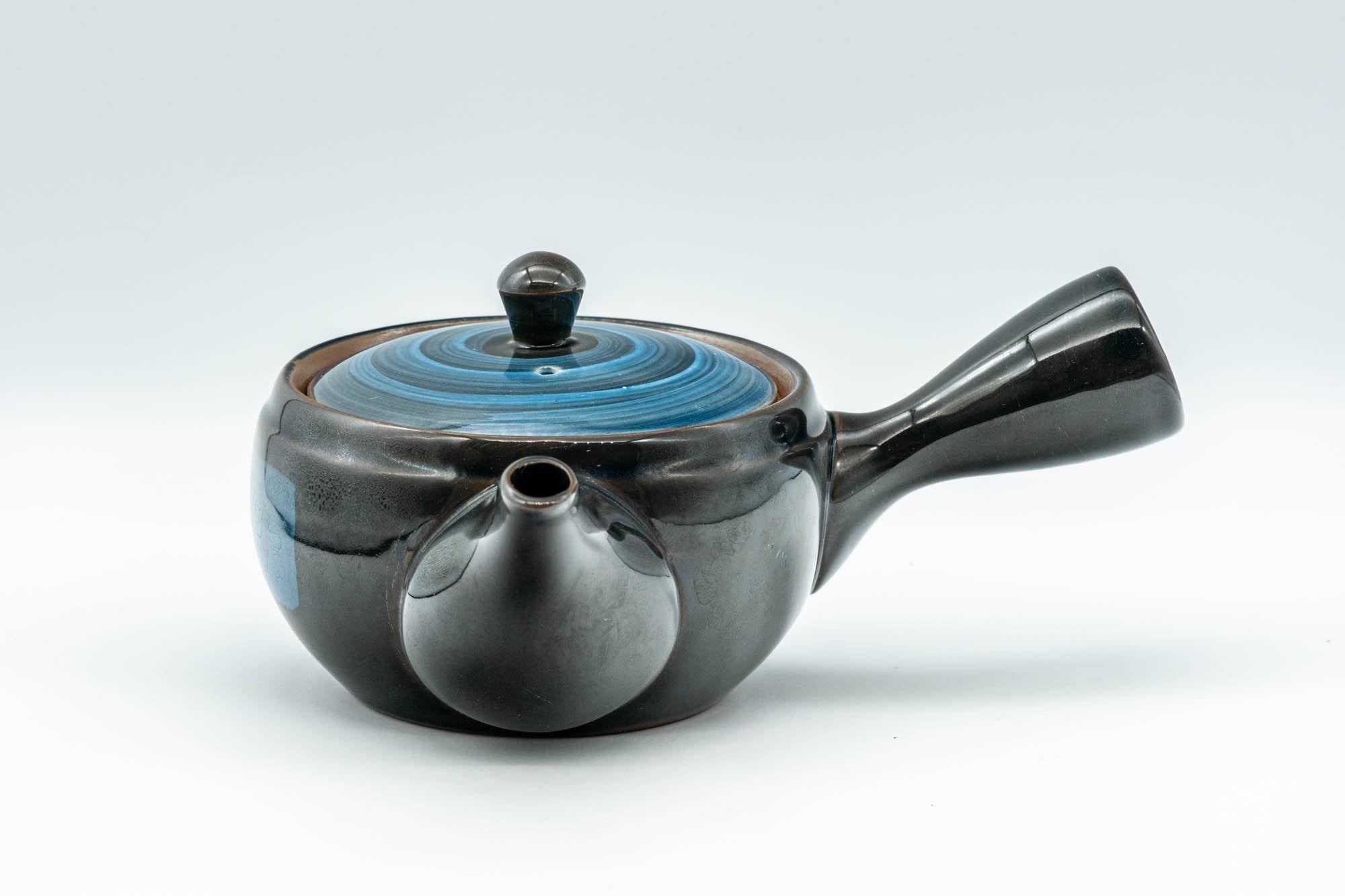 Japanese Kyusu - Blue Hakeme Mesh Teapot - 275ml - Tezumi