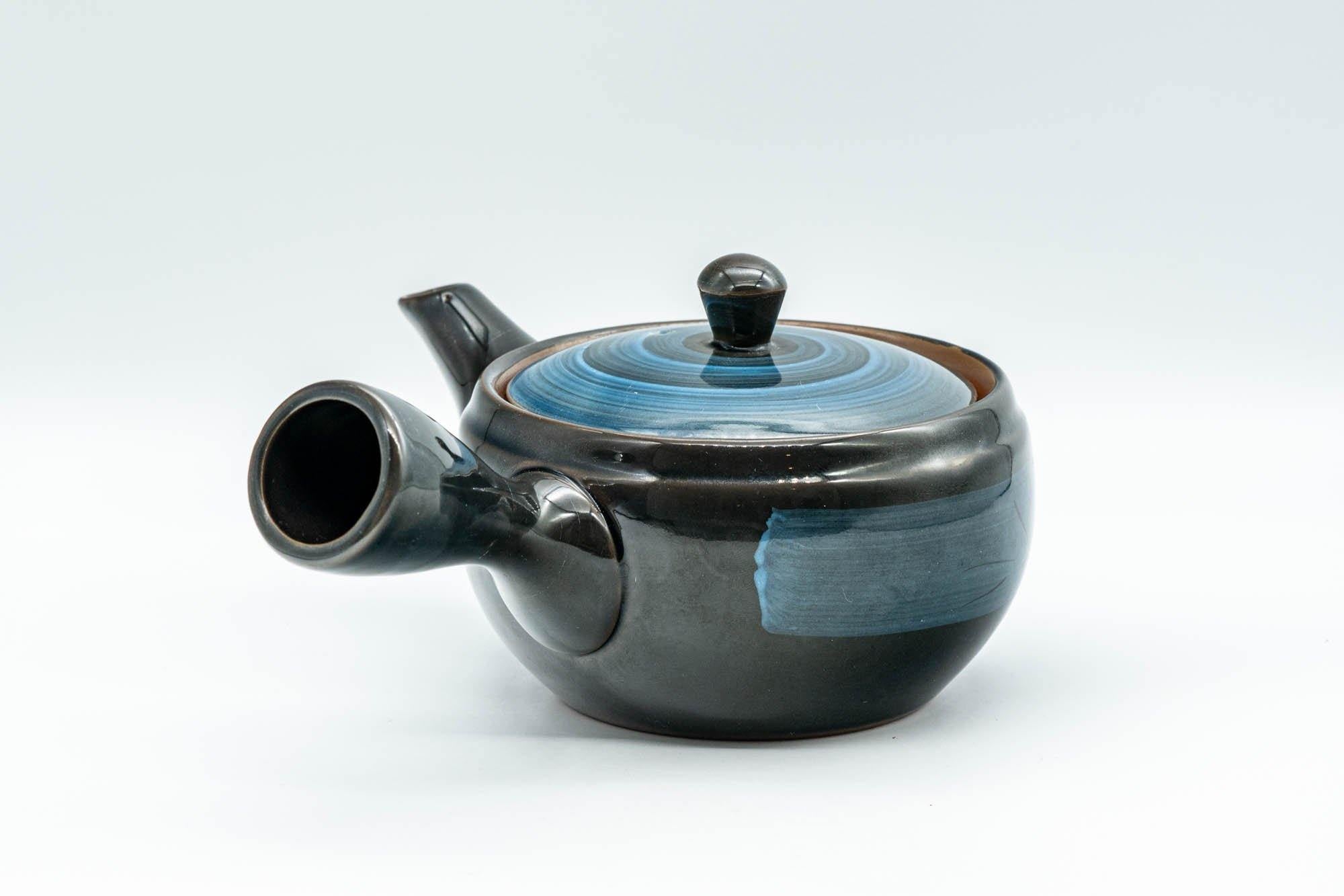 Japanese Kyusu - Blue Hakeme Mesh Teapot - 275ml - Tezumi