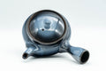 Tezumi — Japanese Kyusu - Blue Gradient Mesh Filter Teapot - 340ml — interior view showing the filter