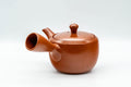 Tezumi — Japanese Kyusu - Classic Tokoname-yaki Ceramic Teapot - 320ml — side view showing the spout