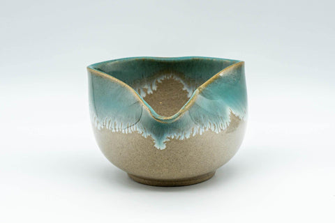 Japanese Katakuchi - Turquoise Glazed Agano-yaki Water Cooler - 180ml - Tezumi