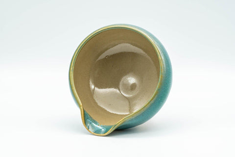 Japanese Katakuchi - Turquoise Agano-yaki Water Cooler - 125ml - Tezumi