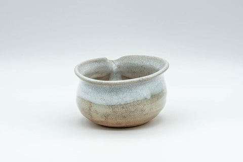 Japanese Katakuchi - Beige White Hagi-yaki Water Cooler - 110ml - Tezumi