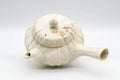 Tezumi — Japanese Kyusu - Floral Pumpkin-shaped Debeso Teapot - 300ml — interior view showing the filter