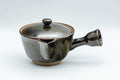 Japanese Kyusu - Black Green Glazed Houhin-style Do-ake Teapot - 200ml - Tezumi