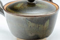 Japanese Kyusu - Black Green Glazed Houhin-style Do-ake Teapot - 200ml - Tezumi
