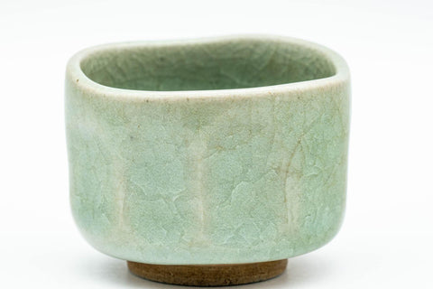 Japanese Teacup - Wabi-sabi Celadon Glaze Yunomi  - 60ml - Tezumi