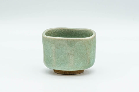 Japanese Teacup - Wabi-sabi Celadon Glaze Yunomi  - 60ml - Tezumi