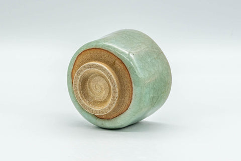 Japanese Teacup - Wabi-sabi Celadon Glaze Yunomi  - 60ml - Tezumi