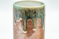 Japanese Teacup - Blue-Green Drip-Glazed Tsutsu-gata Yunomi - 150ml - Tezumi