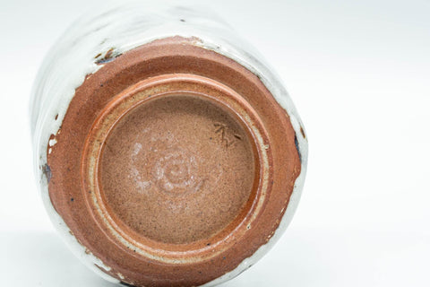 Japanese Teacup - Milky White Glazed Wabi-Sabi Yunomi - 160ml - Tezumi