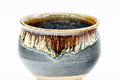Japanese Teacup - Black and Brown Drip-Glazed Yunomi - 70ml - Tezumi