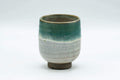 Japanese Teacup - Green Drip-Glazed Agano-yaki Yunomi - 100ml - Tezumi