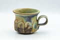 Tezumi — Japanese Teacup - Pastel Ushirode Rear-handled Yunomi - 150ml — front view from another angle
