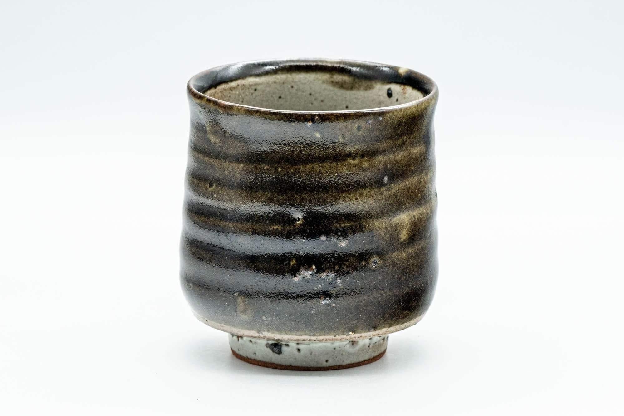 Japanese Teacup - Brown Spiraling Yunomi - 190ml - Tezumi