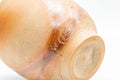 Tezumi — Japanese Teacup - 緋襷 Hidasuki Bizen-yaki Yunomi - 220ml — inverted showing the foot ring