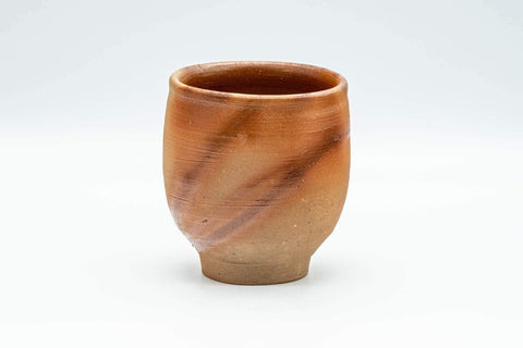 Tezumi — Japanese Teacup - 緋襷 Hidasuki Bizen-yaki Yunomi - 220ml — front view from another angle