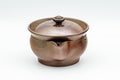 Japanese Houhin - 柴岡陶泉堂 Shibaoka Tosendou Hidasuki Bizen-yaki Do-ake Teapot - 120ml - Tezumi