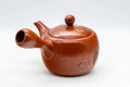Japanese Kyusu - Engraved Turtle Tokoname-yaki Teapot - 350ml - Tezumi