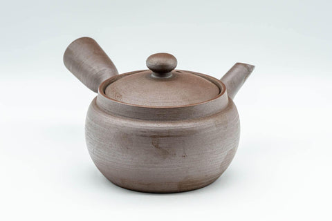 Tezumi — Japanese Kyusu - Classic Banko-yaki Mesh Filter Teapot - 300ml — top-down view of the lid