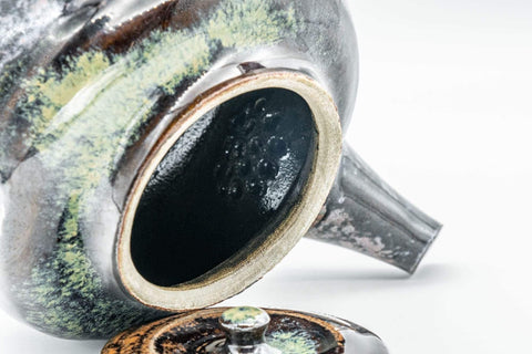 Japanese Kyusu - Hare's Fur Glazed Do-ake Teapot - 400ml - Tezumi