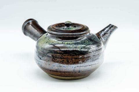 Japanese Kyusu - Hare's Fur Glazed Do-ake Teapot - 400ml - Tezumi