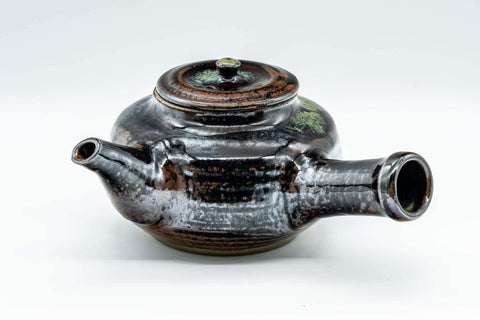 Japanese Kyusu - Hare's Fur Glazed Do-ake Teapot - 400ml - Tezumi