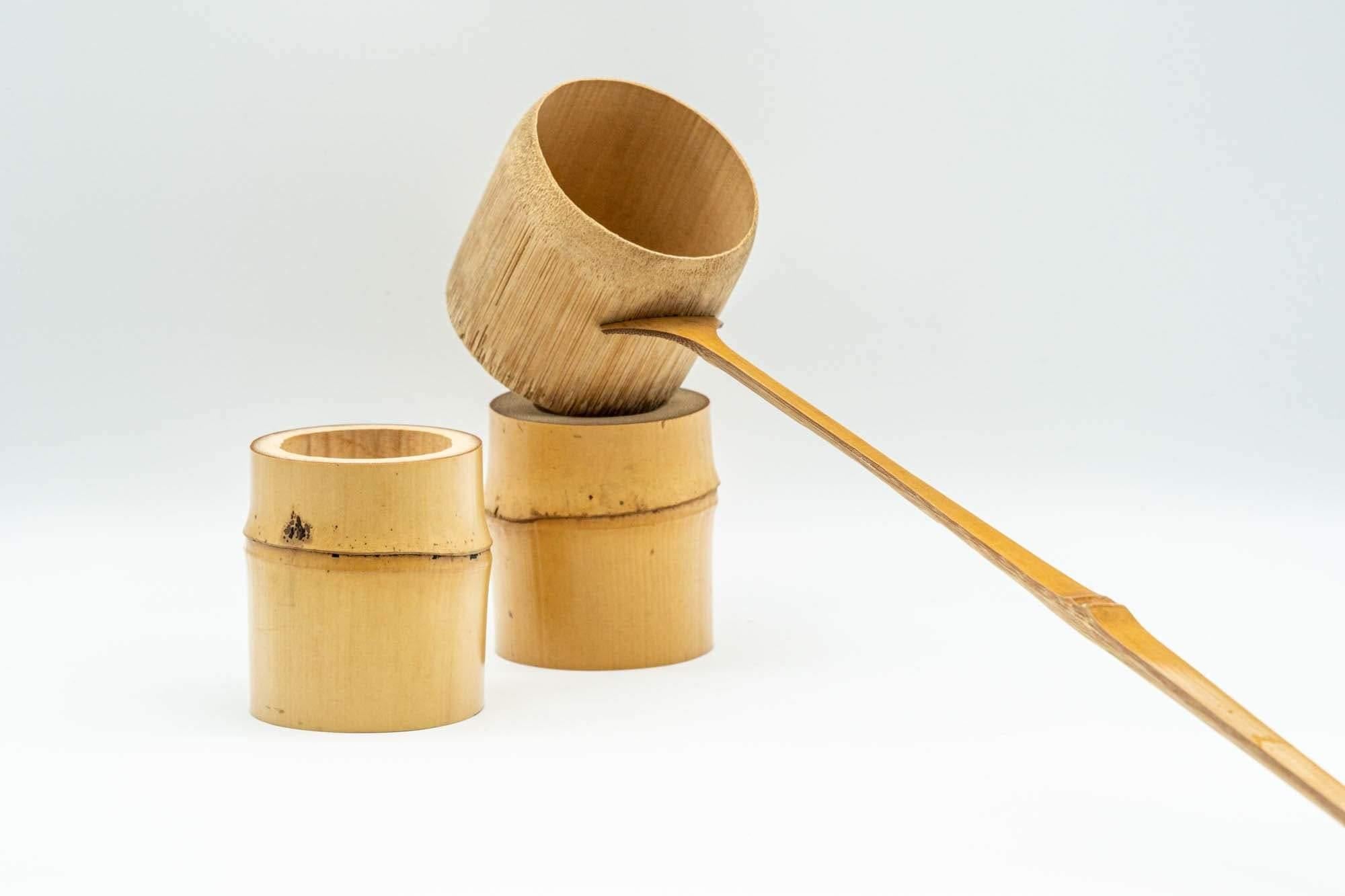Japanese Bamboo Futaoki for Ro Use - Japanese Tea Ceremony Utensil - Tezumi