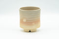 Japanese Teacup - Beige Pink Gohonte Hagi-yaki Spiraling Yunomi - 150ml - Tezumi