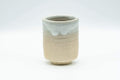 Japanese Teacup - Beige White Drip-Glazed Hagi-yaki Yunomi - 130ml - Tezumi
