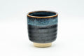 Japanese Teacup - Blue Hare's Fur Jet Black Glazed Yunomi - 170ml - Tezumi