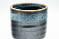 Japanese Teacup - Blue Hare's Fur Jet Black Glazed Yunomi - 170ml - Tezumi