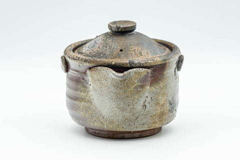 Japanese Tea Set - Wood-fired Bizen-yaki Do-ake Houhin Teapot with Katakuchi Yuzamashi Water Cooler