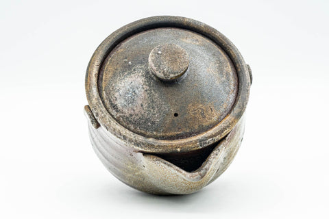 Japanese Tea Set - Wood-fired Bizen-yaki Do-ake Houhin Teapot with Katakuchi Yuzamashi Water Cooler