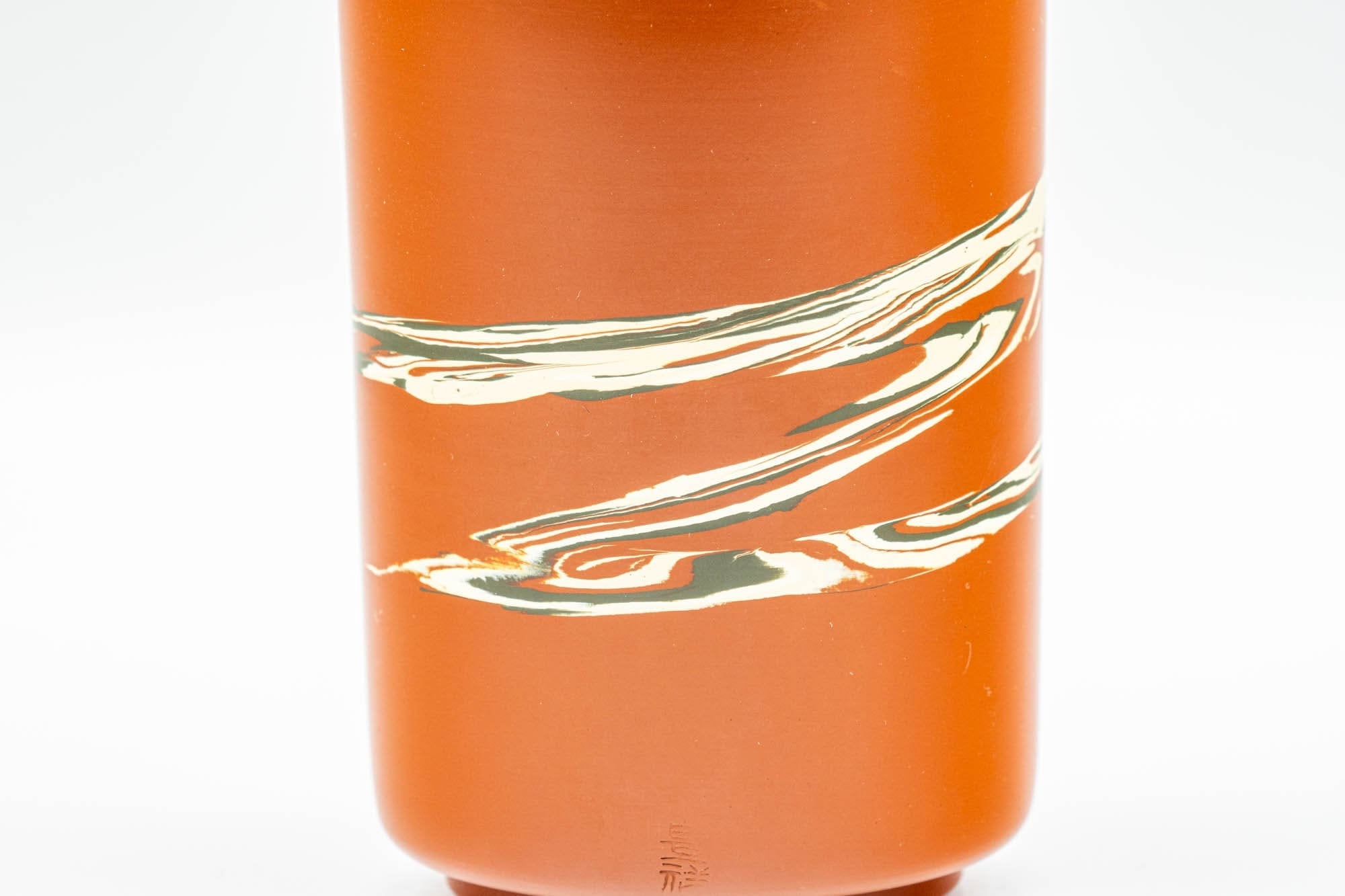 Japanese Teacup - Nerikomi Zigzag Tokoname-yaki Tsutsu-gata Yunomi  - 160ml