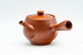 Japanese Kyusu - Bamboo Engraved Tokoname-yaki Debeso Teapot - 180ml - Tezumi