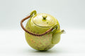 Japanese Dobin - Golden Bird Leaves Yellow Debeso Teapot - 500ml - Tezumi
