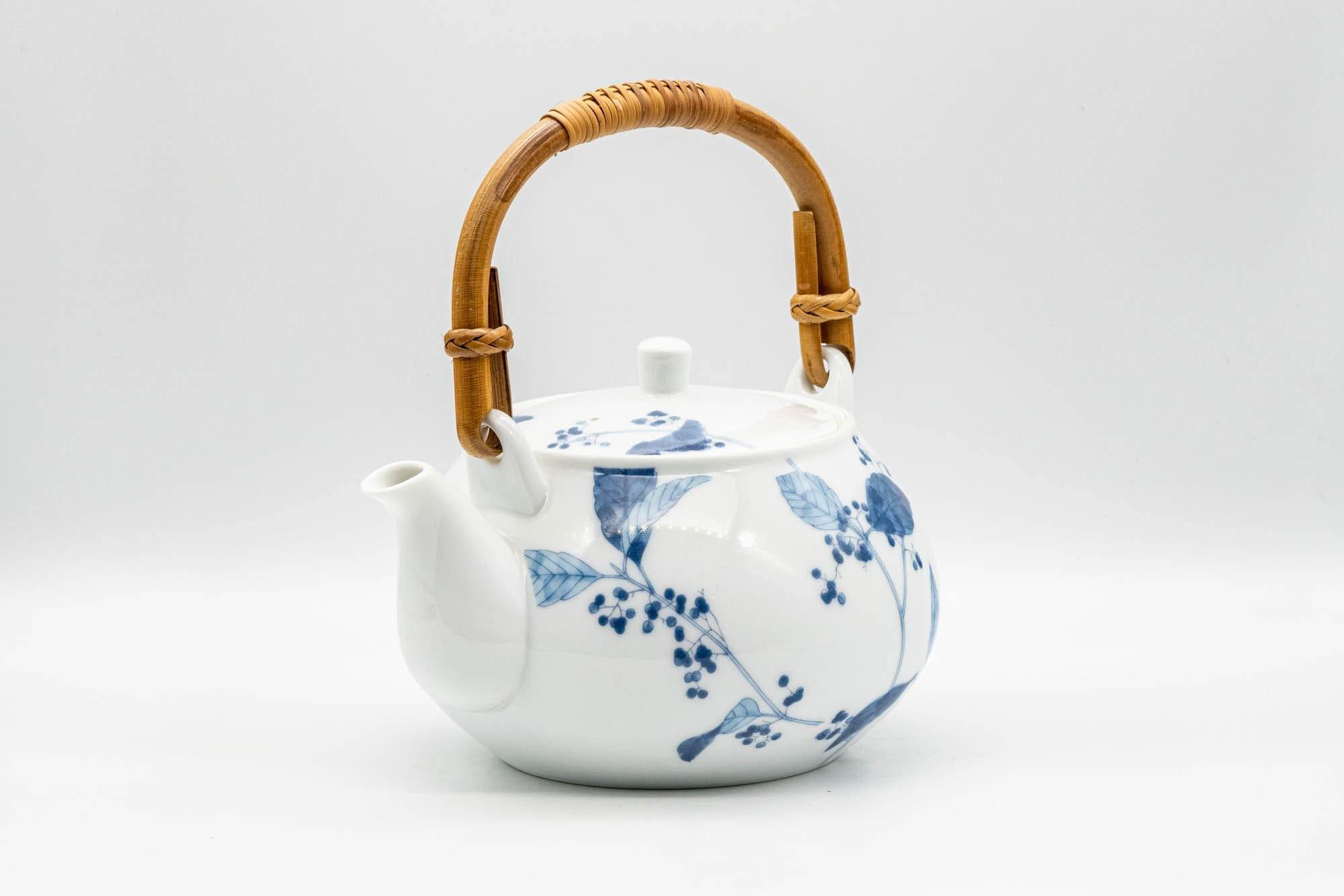 Japanese Dobin - Floral Arita-yaki Porcelain Debeso Teapot - 700ml - Tezumi