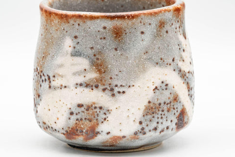 Japanese Teacup - Blue White Shino Glazed Yunomi - 160ml - Tezumi