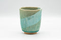 Japanese Teacup - Crazed Blue Green Glaze Wabi-Sabi Yunomi - 180ml - Tezumi