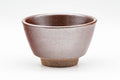 Japanese Teacup - Burgundy Red Glazed Yunomi - 80ml - Tezumi