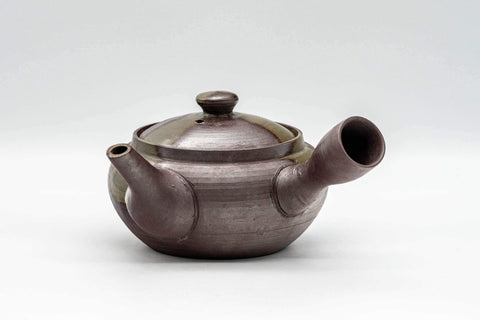 Japanese Kyusu - Ash Glazed Banko-yaki Teapot - 240ml - Tezumi