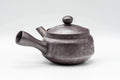 Japanese Kyusu - Floral Engraved Banko-yaki Debeso Teapot - 250ml - Tezumi